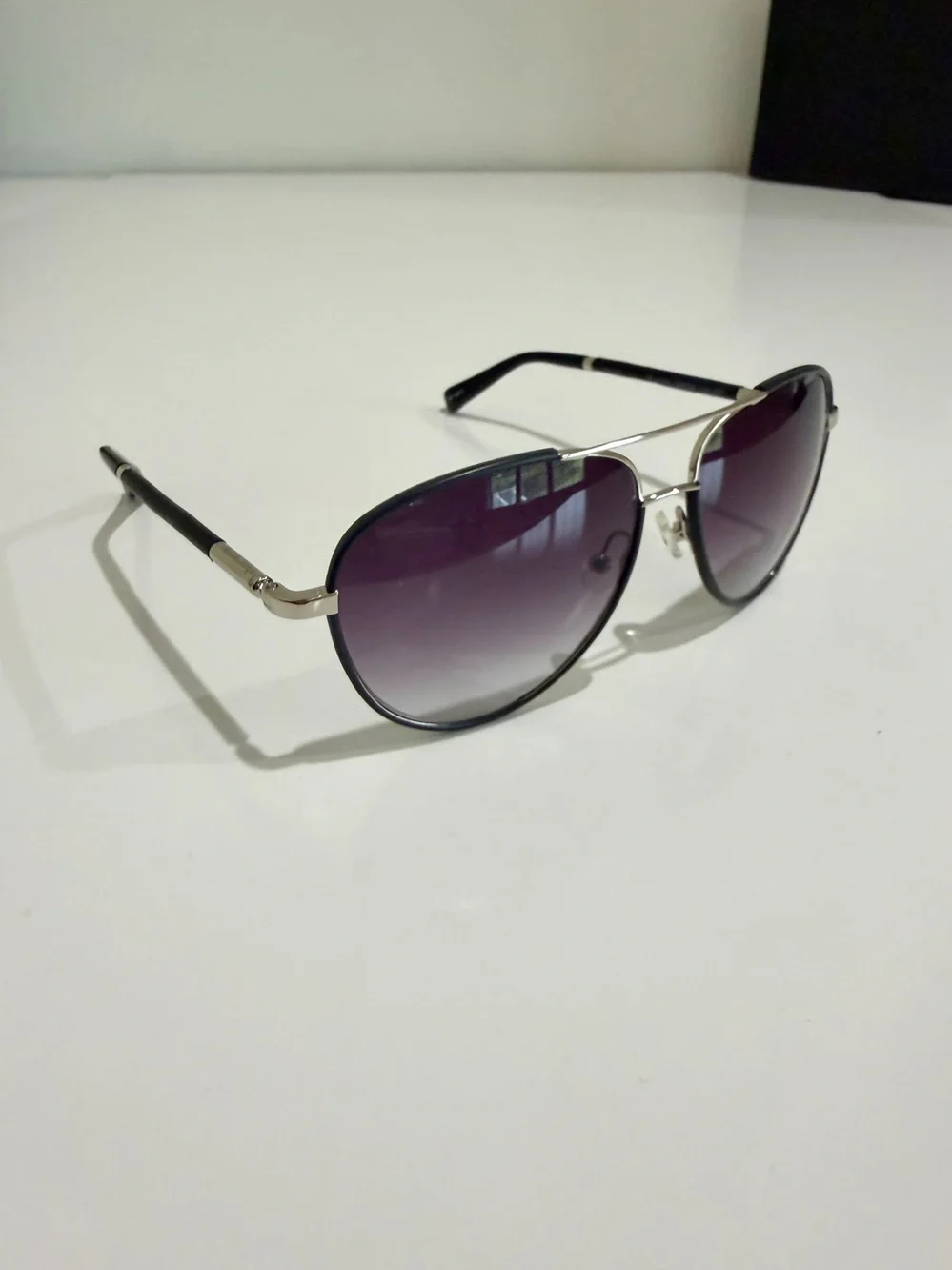 NWT The Row x Linda Farrow Leather Aviator Sunglasses Full Boutique Set - Picture 5 of 16